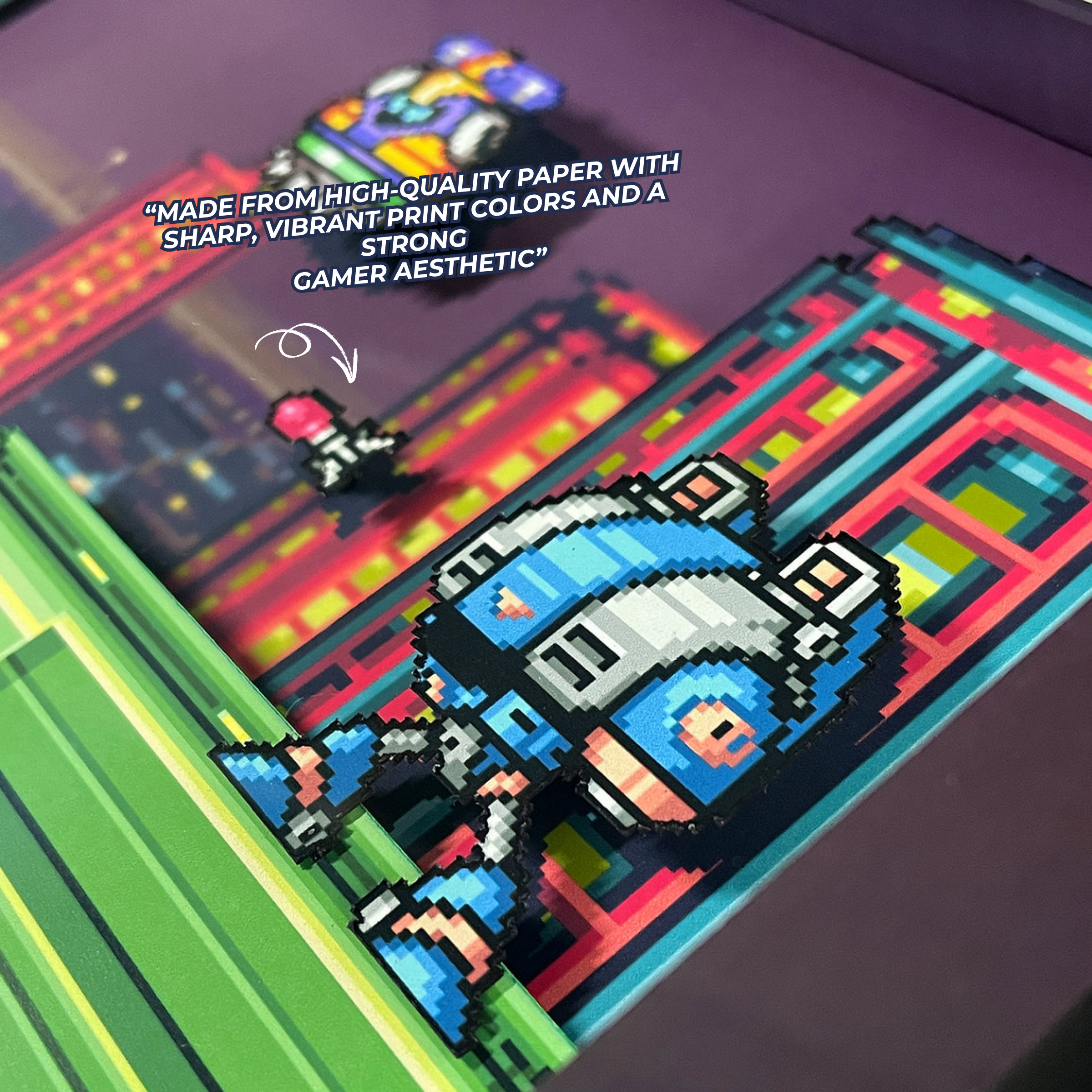 3D Shadow Box Megaman X | Retro Shadow Box Art About Game | Shadow Box Game Decor | Gaming Shadow Box Art
