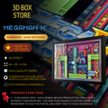 3D Shadow Box Megaman X | Retro Shadow Box Art About Game | Shadow Box Game Decor | Gaming Shadow Box Art