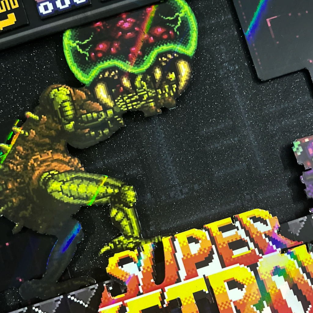 3D Shadow Box Game Super Metroid 45x33 Cm | Retro Shadow Box Art About Game | Shadow Box Game Decor | Gaming Shadow Box Art