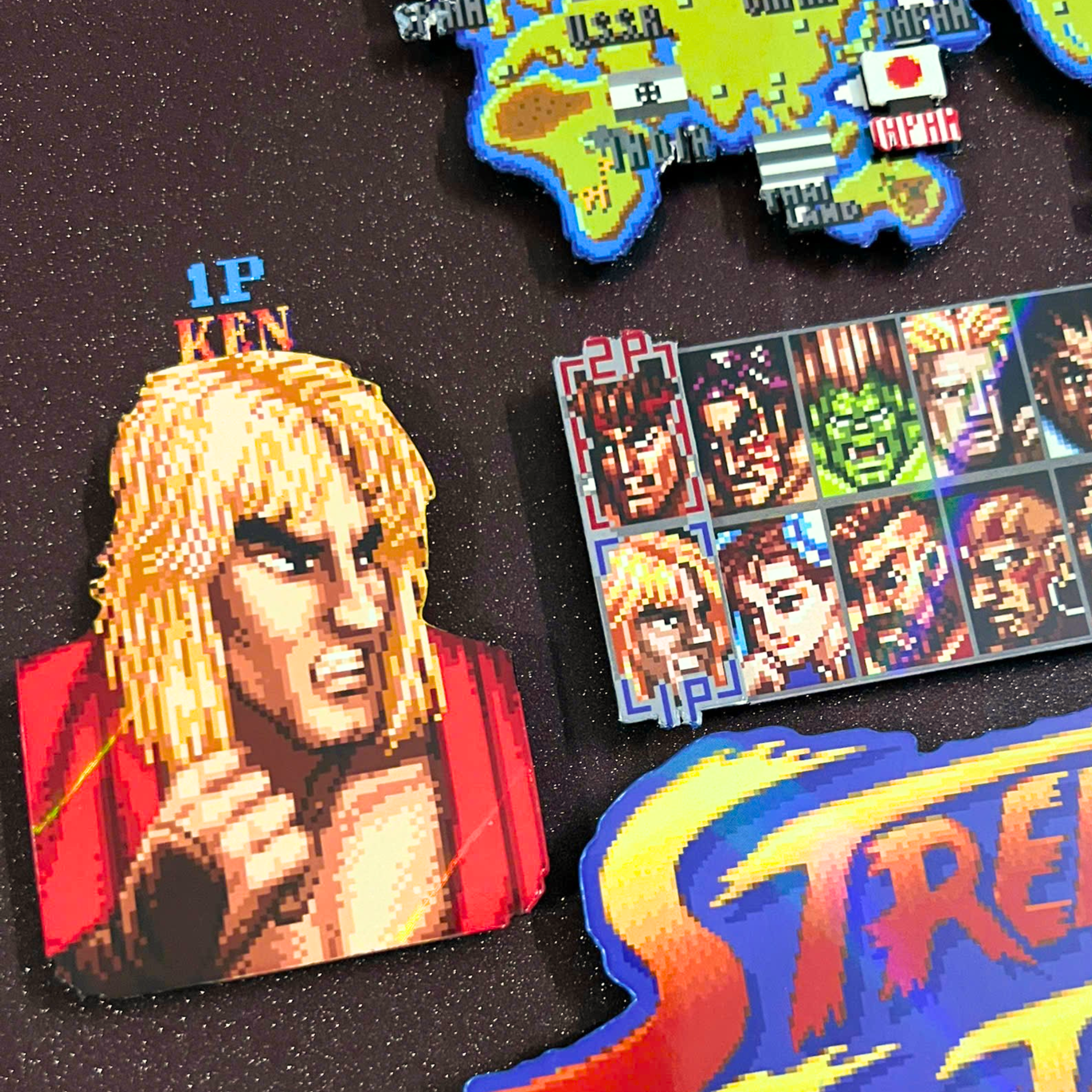3D Shadow Box Game Street Fighter 2 45x33 Cm | Retro Shadow Box Art About Game | Shadow Box Game Decor | Gaming Shadow Box Art